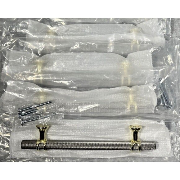 Rergy 4 Pack Brushed Nickel‎ Cabinet Pulls Kitchen Cabinet Handles 6.25” Center - Picture 3 of 10